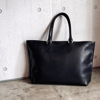 グイディ カーフ トートバッグ-GUIDI 490 -Nero-