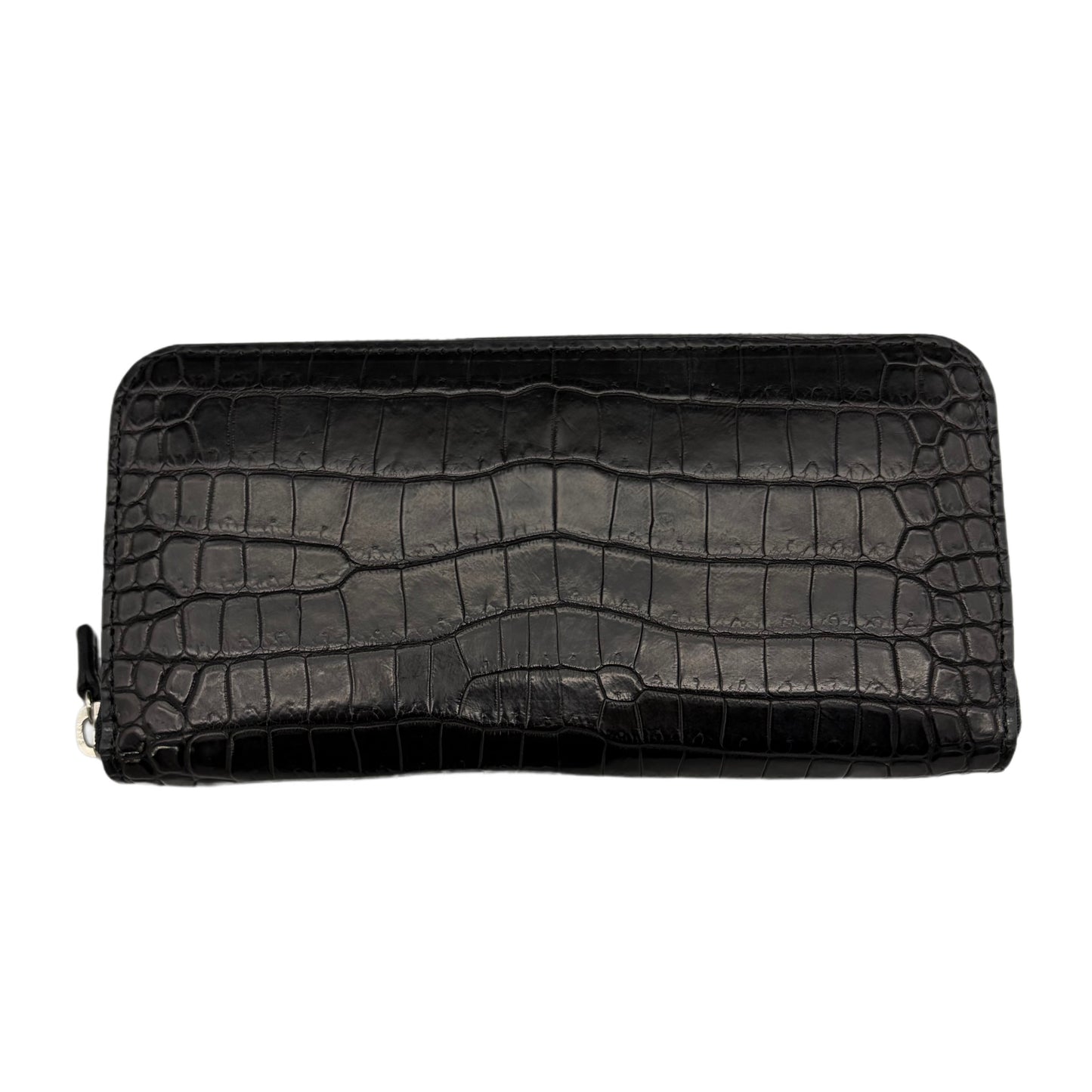 【クロコダイルポロサス】ワニ革ラウンド長財布-Round Wallet