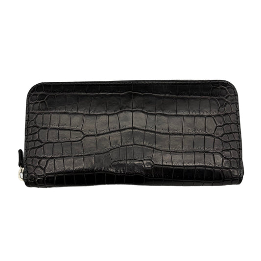 【クロコダイルポロサス】ワニ革ラウンド長財布-Round Wallet