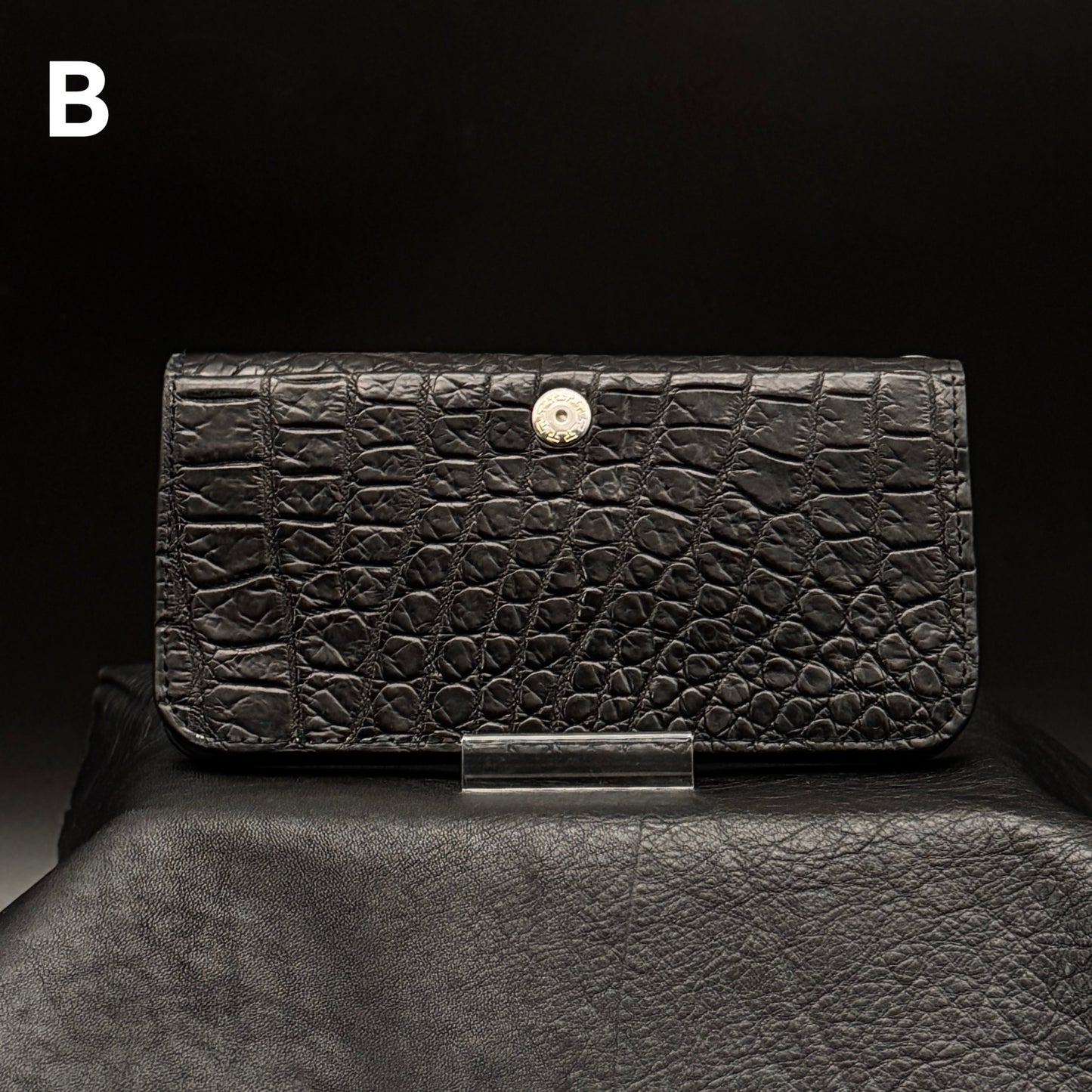 【クロコダイルポロサス】ワニ革トラッカーウォレット-Tracker Wallet-