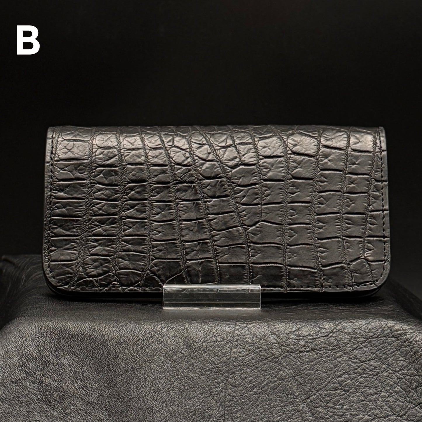 【クロコダイルポロサス】ワニ革トラッカーウォレット-Tracker Wallet-