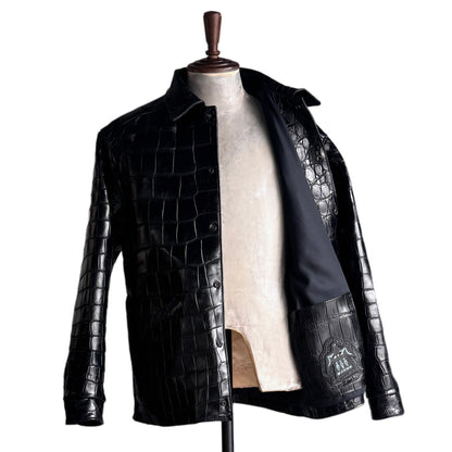 SOTOMI×ATSU CROCODILE POROSUS CAR COAT All Crocodile【クロコダイル/ポロサス/カーコート/オールクロコダイル】