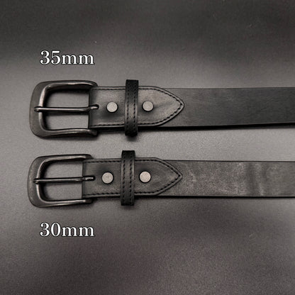 グイディ ステアハイドレザーベルト/ニッケル・ダールバックル -GUIDI Steer hide Leather Belt-