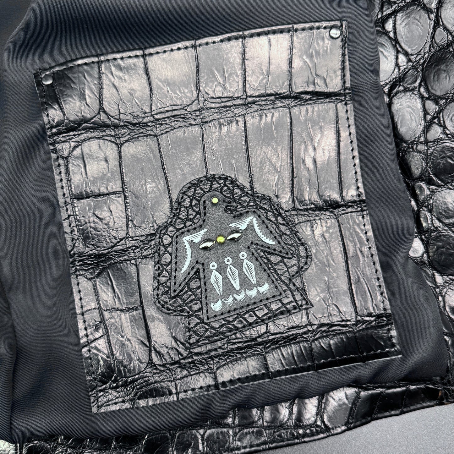 SOTOMI×ATSU CROCODILE POROSUS CAR COAT All Crocodile【クロコダイル/ポロサス/カーコート/オールクロコダイル】